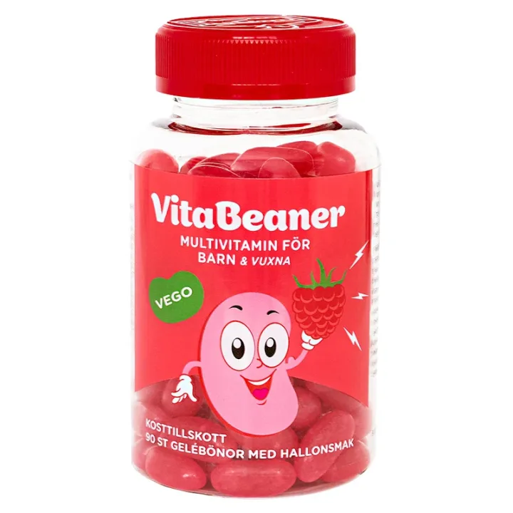VitaBeaner Multivitamin Hallon Gelébönor 90st Vitabeaner