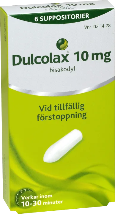 Dulcolax suppositorium 10 mg 6 st Dulcolax