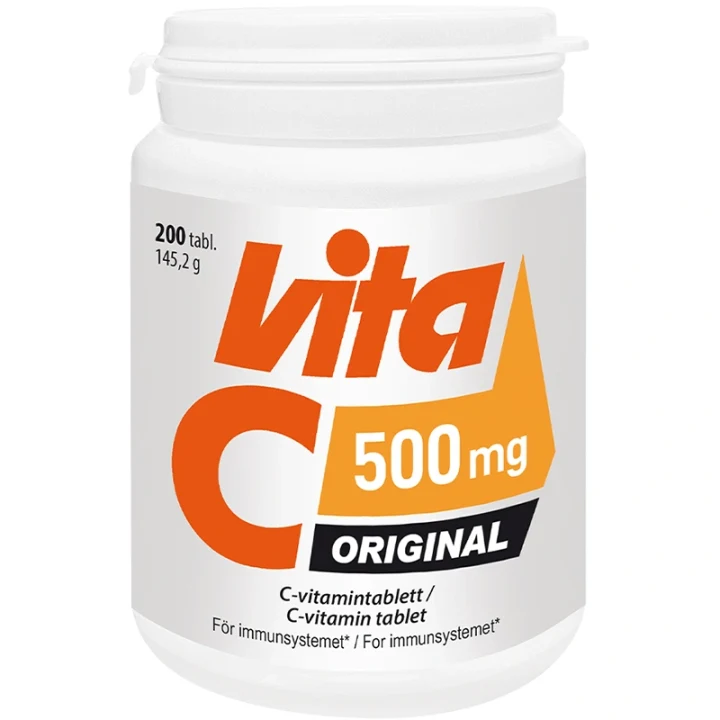 Vita-C Original 500 mg 200 tabletter Vita-C