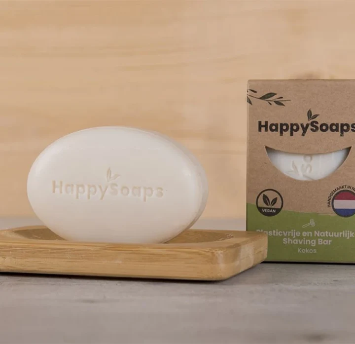 HappySoaps Shaving Bar Coconut 80 g HappySoaps