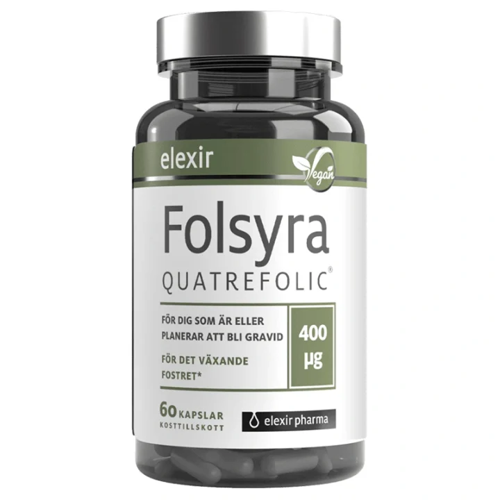 Elexir Folsyra 60 kapslar Elexir Pharma