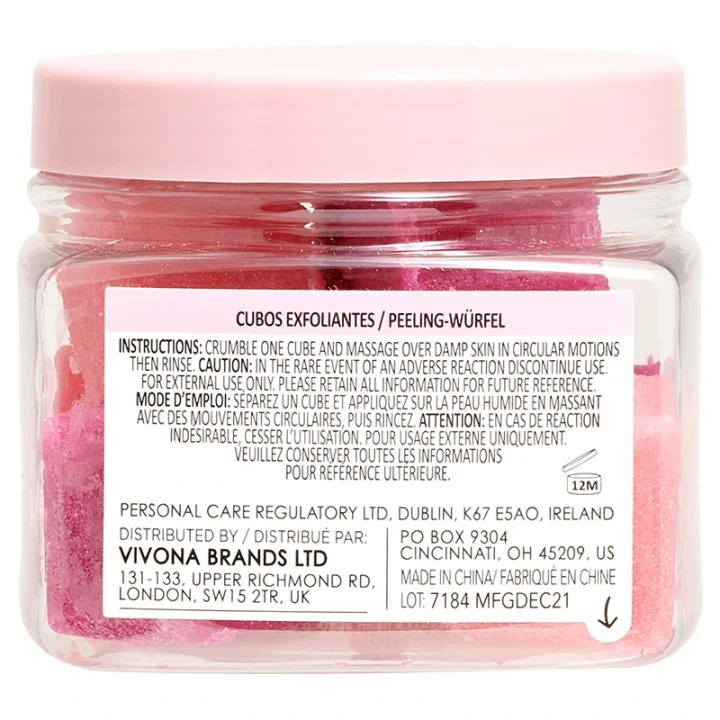 Sunday Rain Rose Exfoliating Cubes 150g Sunday Rain