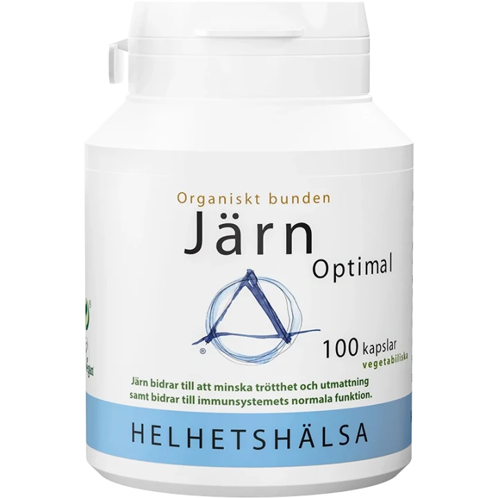 Helhetshälsa JärnOptimal 25 mg 100 kapslar Helhetshälsa