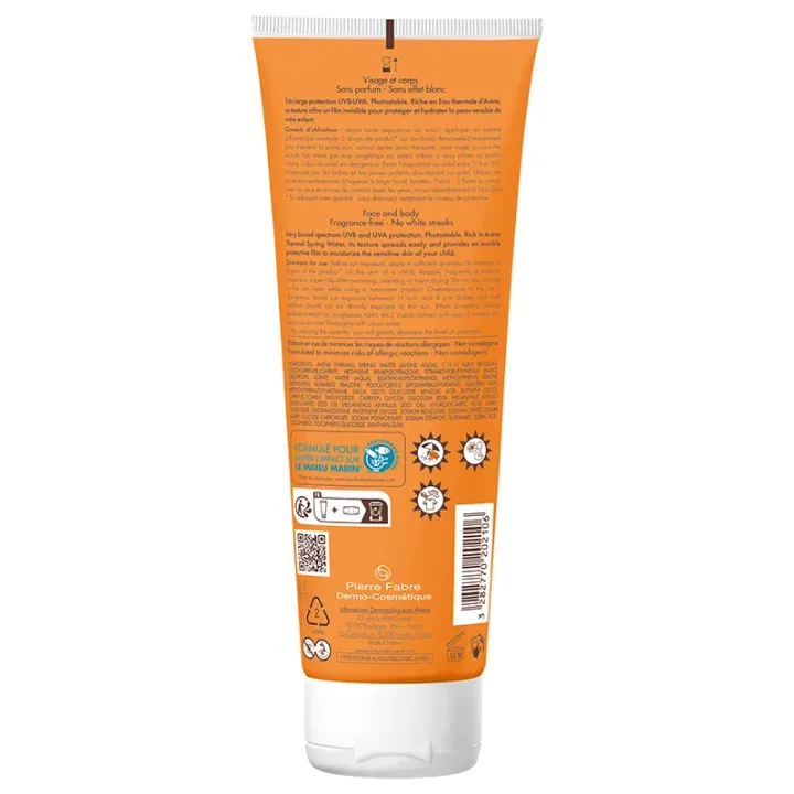 Avène Sun Lotion for children 50+ 250 ml Avène