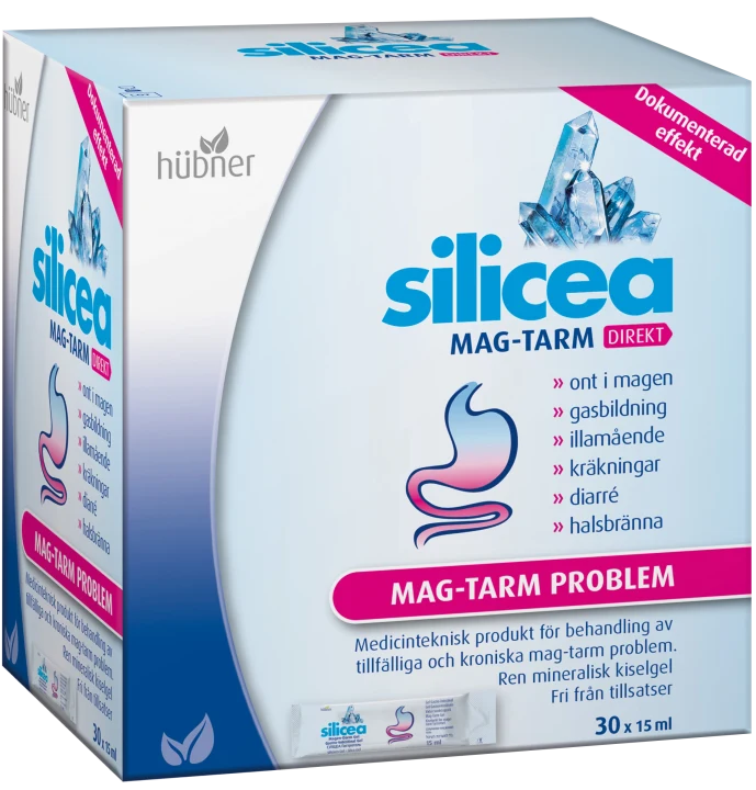 Silicea Mag-Tarm Direkt dospåse 30x15 ml Silicea