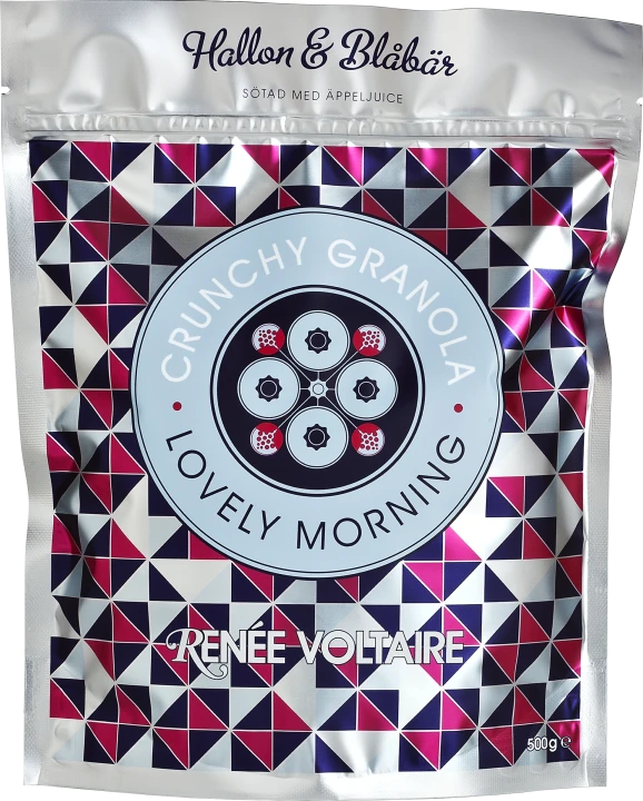 Renée Voltaire Crunchy Granola Hallon & Blåbär 500 g Renée Voltaire