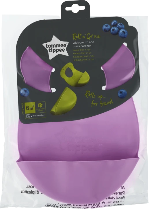 Tommee Tippee Explora Roll´n Go Bib haklapp, blandade färger Tommee Tippee