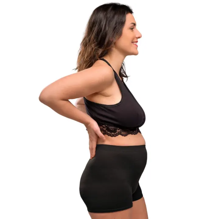 Carriwell Gravid- & Sjukhustrosa Svart 2-pack Carriwell