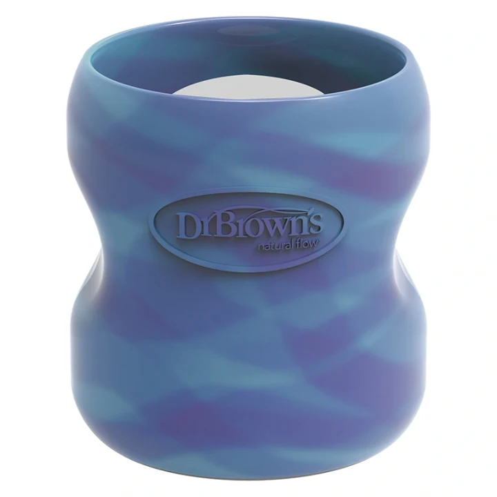 Dr Brown's Glasflaska Självlysande Silikonskydd 150 ml Dr Browns