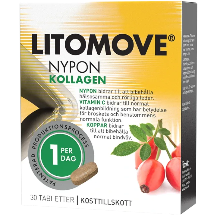 Litomove Nypon Kollagen 30 st Litomove