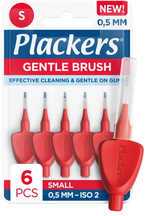 Plackers Gentle Brush 0,5 mm 6st Plackers