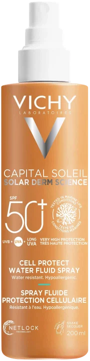 Vichy Capital Soleil Cell Protect Water Fluid Spray SPF50+ 200 ml Vichy