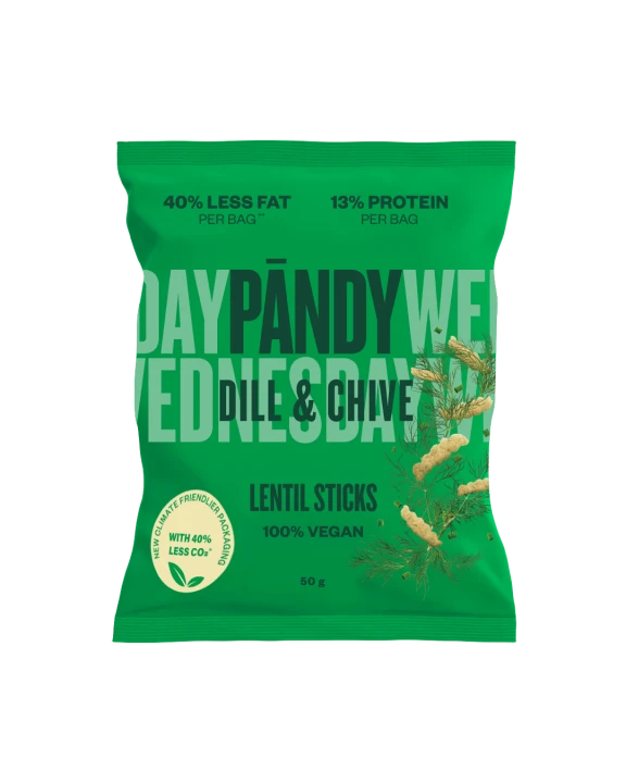 Pändy Lentil Chips Dill & Chive 50 g Pändy