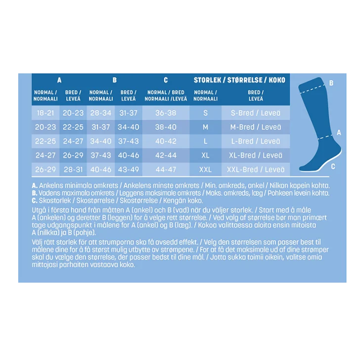 Mabs Cotton Knee Black 1 par XXL Mabs