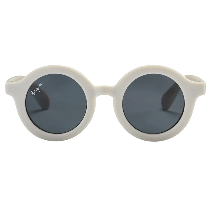 Haga Eyewear Solglasögon Dots Beige Grey lens Haga Optik