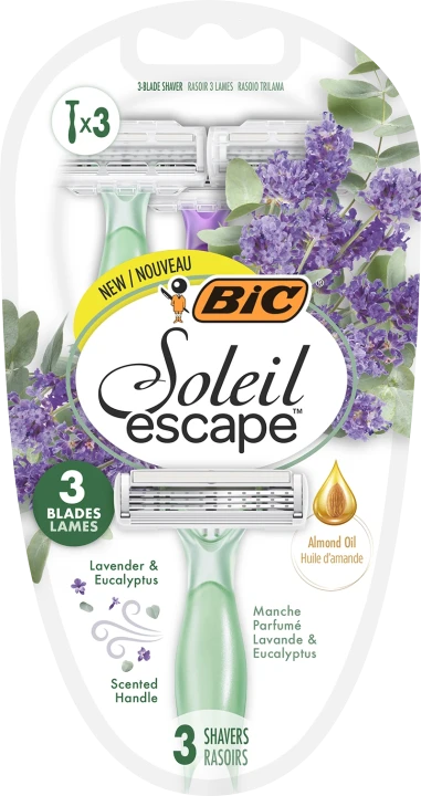BIC Soleil Escape Rakhyvlar för Kvinnor 3-pack BIC