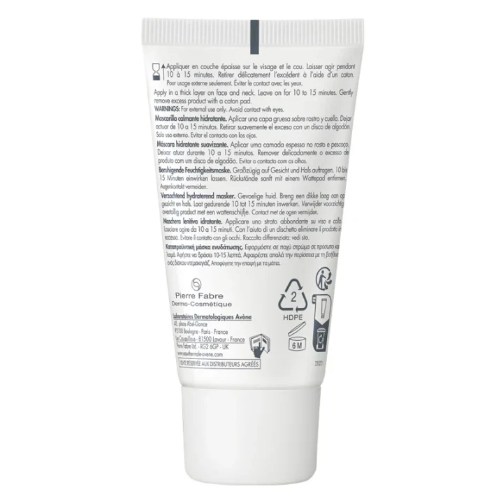Avène Soothing Hydrating Mask 50 ml Avène
