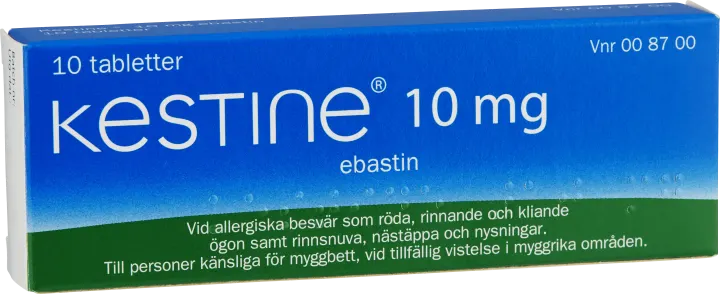 Kestine filmdragerad tablett 10 mg 10 st Kestine