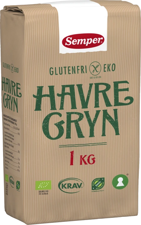 Semper EKO Glutenfria HAVREGRYN 1 kg Semper