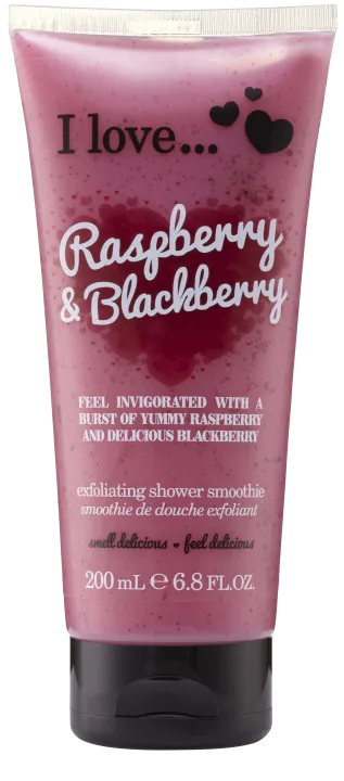 I LOVE Raspberry & Blackberry Exfoliating Shower Smoothie 200 ml I Love...