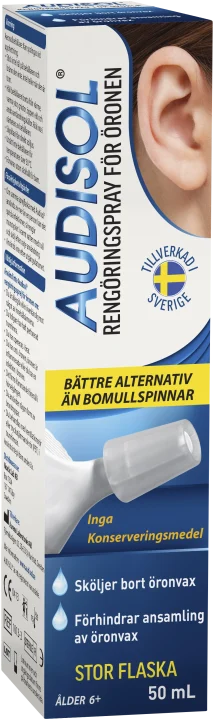 Audisol Rengöringspray Öron 50 ml Audisol