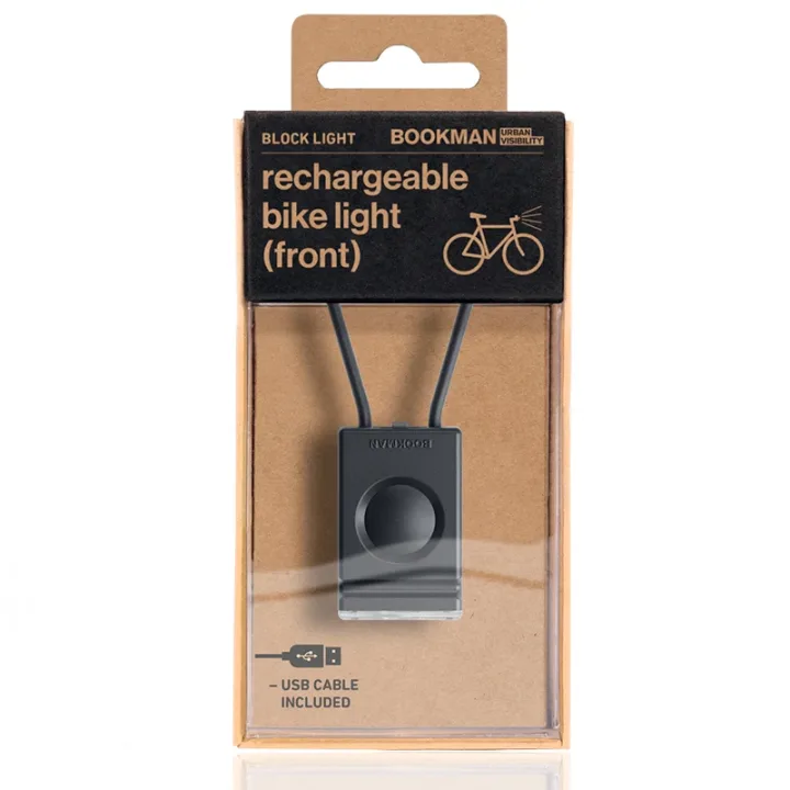 Bookman Block Light Front Black Bookman