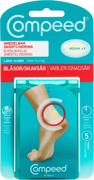 Compeed Skavsårsplåster Medium 5 st Compeed