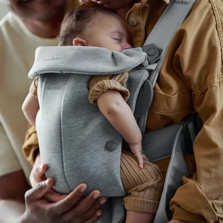 BabyBjörn Bärsele Mini Ljusgrå 3D Jersey Ljusgrå Babybjörn