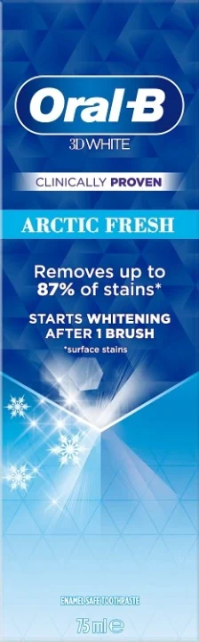 Oral-B 3D White Arctic Fresh Tandkräm 75 ml Oral-B