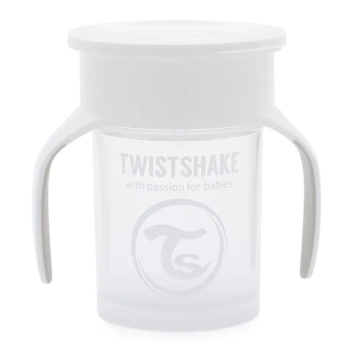 Twistshake 360 Cup 6+ mån White Twistshake