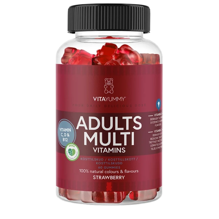 VitaYummy Adults Multivitamin Strawberry 60 st VitaYummy