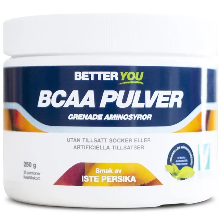 Better You Naturligt BCAA Pulver Iste Persika 250 g Better You
