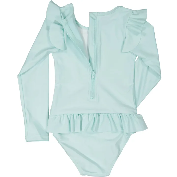 Geggamoja Långärmad UV Baddräkt 50+ Mint 74/80 Geggamoja