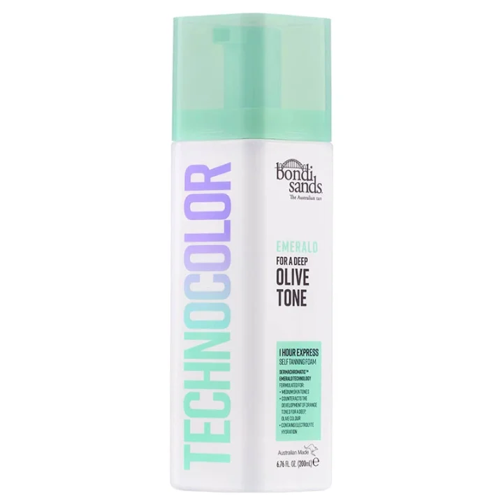Bondi Sands Technocolor 1 Hour Express Self Tanning Foam Emerald (Olive Tone) 200 ml Bondi Sands