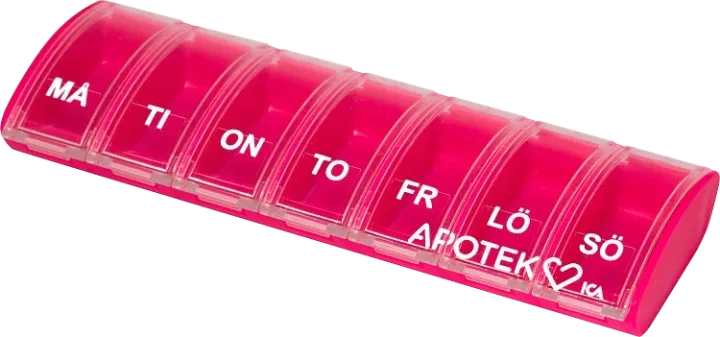 Hjärtats Doseringsask Rosa Hjärtats