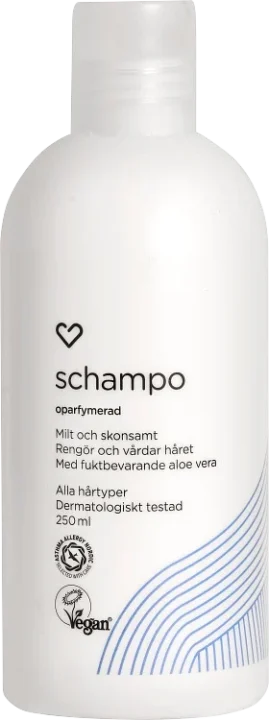 Hjärtats Schampo Oparfymerat 250 ml Hjärtats