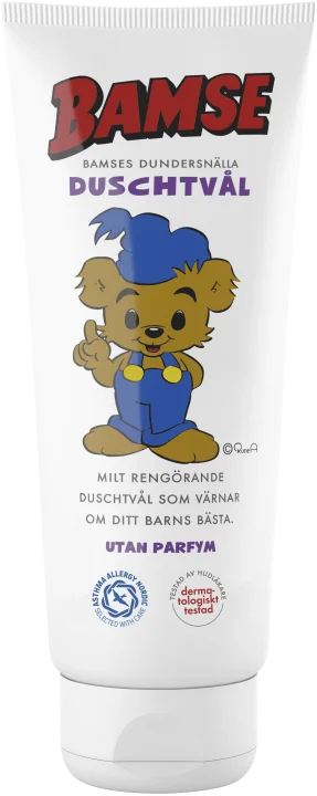 Bamse Bamses Dundersnälla Duschtvål Oparfymerad 200 ml Bamse