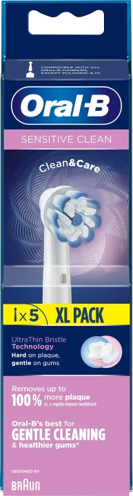 Oral-B Sensitive Clean & Care Borsthuvud 5-pack Oral-B