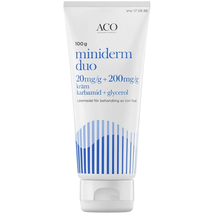 Miniderm Duo Kräm 20mg/g+200mg/g Tub 100g Miniderm