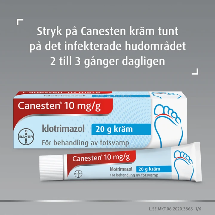 Canesten kräm 1% 20 g Canesten