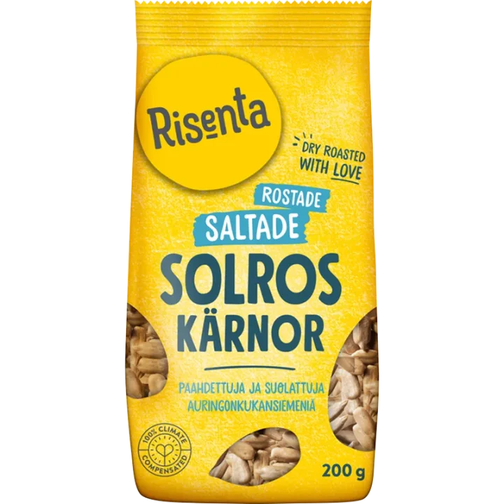 Risenta Solroskärnor Saltade/Rostade 200 g Risenta