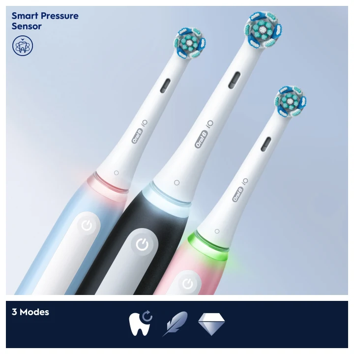 Oral-B iO3 Duo Mattsvart/Isblå Oral-B
