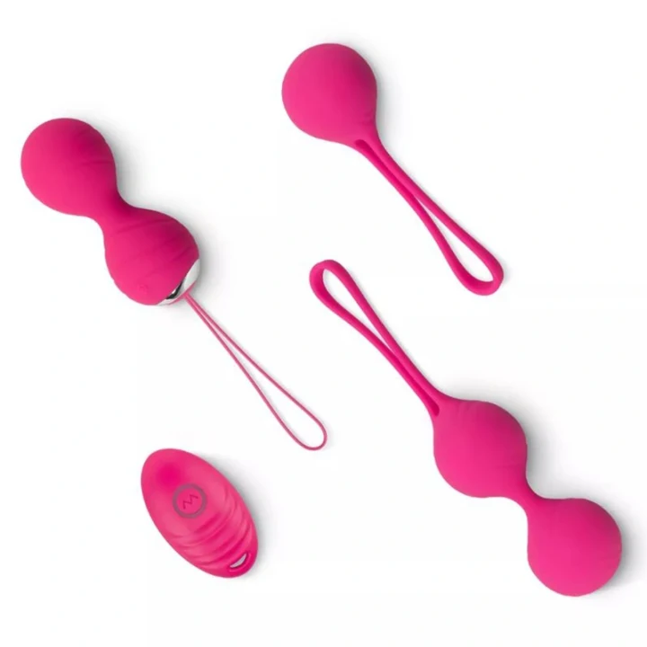 EasyToys LoveBalls Vibrating Pelvic Floor Training Set 3 st Easytoys