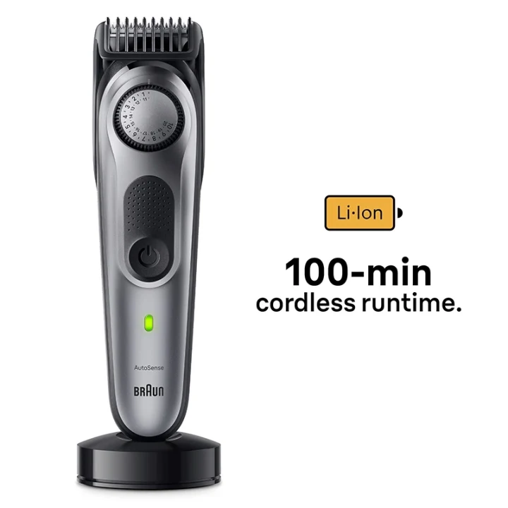 Braun Skäggtrimmer BT7420 Svart/Grå Braun