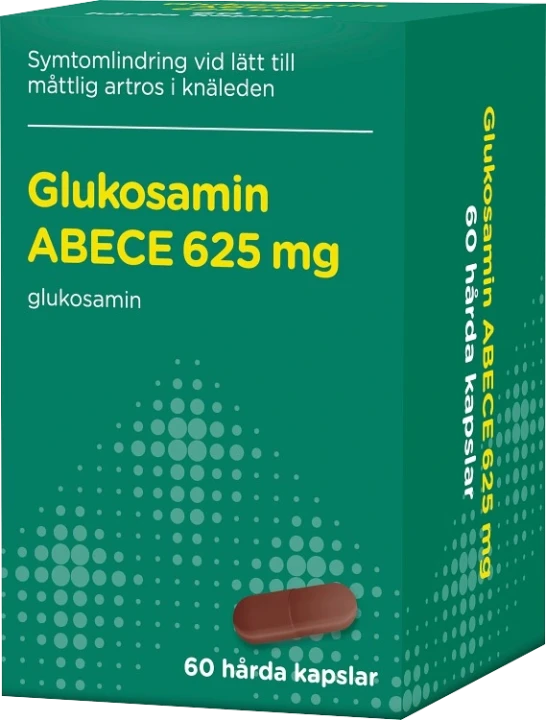 Glukosamin ABECE Kapsel hård 625 mg 60 st ABECE