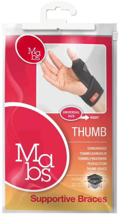 Mabs Tumbandage Höger Svart Mabs