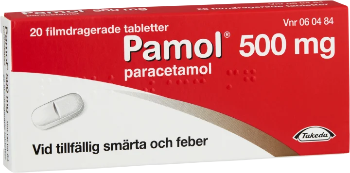 Pamol filmdragerad tablett 500 mg 20 st Pamol