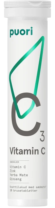 Puori C3 C-vitamin 20 brustabletter Puori