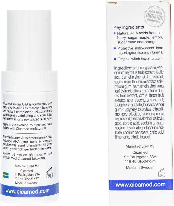 Cicamed Organic Science Serum AHA 30 ml Cicamed