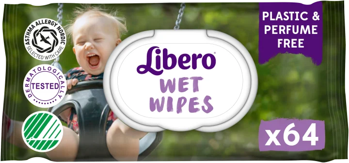 Libero Wet Wipes Våtservetter 64-pack Libero
